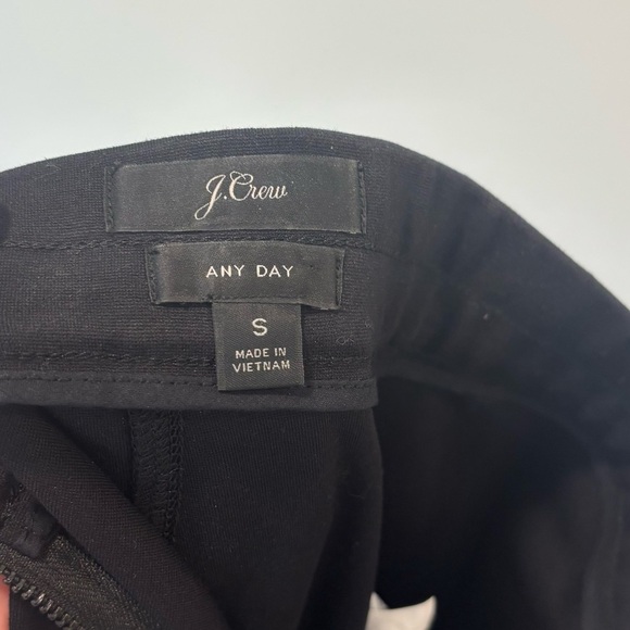 J. Crew Any Day Pant Black Eco Ponte Stretch Career Wear Business Casual Office - Picture 12 of 13